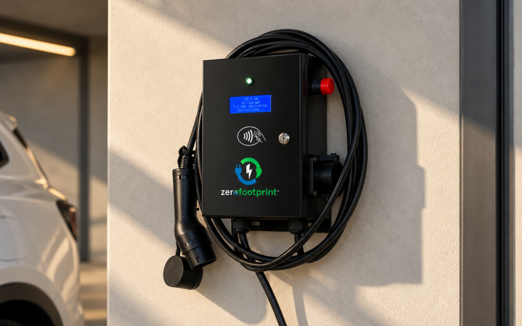 ZeroFootprint 22 kW Type 2 Wallbox AC Charger